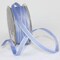 The Ribbon People Light Blue and White French Wired Craft Ribbon 0.25" x 108 Yards
